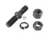 DT Spare Parts - Wheel bolt, complete, M22 x 2, LTh1: 43 mm, LTh2: 28 mm, Lu: 48 mm, D: 32 mm, L: 110 mm, 10.9 - 10.10040 - 10 Pack
