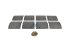 DT Spare Parts - Drum brake lining kit, axle kit, W: 220 mm, S: 18.5 mm - 10.23000