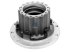 DT Spare Parts - Wheel hub, without bearings, d1: 150 mm, d2: 190 mm, D: 374 mm, 10 bores, b: 22 mm, H: 280 mm - 7.32000
