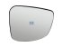 DT Spare Parts - Mirror glass, wide view mirror, heated, R: 300 mm - 7.73430