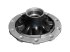 DT Spare Parts - Wheel hub, without bearings, d1: 110 mm, d2: 130 mm, D: 380 mm, 10 bores, b: 22 mm, P: 335 mm, M115 x 3, H: 210 mm - 10.10420