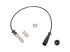 DT Spare Parts - ABS sensor, with bushing, L: 400 mm - 10.34150