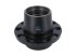 DT Spare Parts - Wheel hub, without bearings, d1: 120 mm, d2: 150 mm, D: 270 mm, 10 bores, b: 22 mm, P: 225 mm, M125 x 2, H: 205 mm - 10.10590
