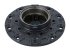 DT Spare Parts - Wheel hub, without bearings, d1: 165 mm, d2: 165 mm, D: 385 mm, 10 bores, b: 24 mm, H: 168.5 mm - 1.17360