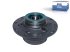 DT Spare Parts - Wheel hub, with bearing, d1: 160 mm, d2: 140 mm, D: 376 mm, 10 bores, b: 25 mm, H: 216 mm - 6.54150