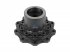 DT Spare Parts - Wheel hub, without bearings, d1: 127.3 mm, d2: 127 mm, D: 380 mm, 10 bores, b: 22.3 mm, P: 335 mm, H: 194 mm - 1.17302