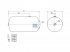 DT Spare Parts - Air tank, 30 l, D: 276 mm, M22 x 1,5, L: 575 mm, 15 bar - 2.44342