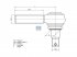 DT Spare Parts - Ball joint, right hand thread, C: 26 mm, M30 x 1,5R, LTh1: 141 mm, M20 x 1,5, L: 150 mm - 3.63116