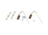 DT Spare Parts - Carbon brush set, alternator - 1.21324 - 10 Pack
