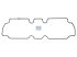DT Spare Parts - Gasket, crankcase cover - 1.24149 - 2 Pack