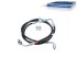 DT Spare Parts - Hose line, cabin tilt, D: 8.5 mm, M12 x 1,5, M12 x 1,5, M12 x 1,5, L1: 1740 mm, L2: 900 mm, 362 bar - 1.28154