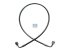 DT Spare Parts - Hose line, cabin tilt, D: 9.2 mm, M12 x 1,5, M12 x 1,5, L: 780 mm, L1: 780 mm, 250 bar - 1.28133
