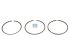 DT Spare Parts - Piston ring kit, D: 127 mm - 1.33128