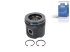 DT Spare Parts - Piston, complete with rings, D: 131 mm, L: 129.4 mm - 2.10443