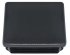 SQUARE BUMPER END CAP 100 X 100 BLACK