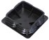SQUARE BUMPER END CAP 100 X 100 BLACK