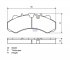 DT Spare Parts - Disc brake pad kit - 4.90930