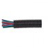 Durite - Convoluted Tubing Heavy Duty Unsplit Black Nylon 13 NW 50M - 0-330-13