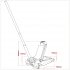 Sealey Low Profile Trolley Jack with Rocket Lift 3 Tonne