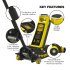 Sealey Premier Low Profile Trolley Jack with Rocket Lift 3 Tonne - Yellow