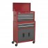 Sealey American PRO Topchest & Rollcab Combination 6 Drawer - Red