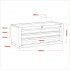 Sealey American PRO Mid-Box Tool Chest 3 Drawer - Purple/Grey