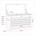 Sealey American PRO® Topchest 5 Drawer - Red