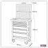 Sealey Premier Rollcab 6 Drawer