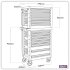 Sealey Premier Rollcab 8 Drawer
