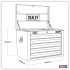 Sealey Superline PRO Topchest 5 Drawer - Grey/Black