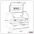 Sealey Superline PRO Black Edition Topchest with 4 Soft Close Drawers & Power Bar 660mm