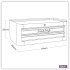Sealey Premier Retro Style Mid-Box Tool Chest 2 Drawer - Black with Red Anodised Drawer Pulls