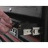 Sealey Topchest 4 Drawer Retro Style - Black with Red Anodised Drawer Pulls