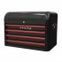 Sealey Topchest 4 Drawer Retro Style - Black with Red Anodised Drawer Pulls