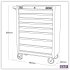 Sealey American PRO Rollcab 8 Drawer - Black/Grey