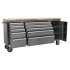Sealey Premier Mobile Stainless Steel Tool Cabinet & Cupboard 10 Drawer