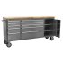 Sealey Premier Mobile Stainless Steel Tool Cabinet & Cupboard 10 Drawer