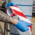 Sealey Non-Adhesive Hazard Warning Barrier Tape 80mm x 100m - Red/White