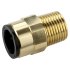 Sealey Speedfit Brass Straight Adaptor 15mm x 1/2