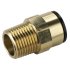 Sealey Speedfit Brass Straight Adaptor 15mm x 1/2
