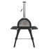 Sealey Dellonda Large Outdoor Wood-Fired Pizza Oven & Smoker with Side Shelves & Stand