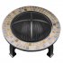 Sealey Dellonda 76cm Deluxe Traditional Style Fire Pit/Fireplace/Outdoor Heater - Slate