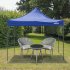 Sealey Dellonda Premium 3 x 3m Pop-Up Gazebo, PVC Coated, Water-Resistant Fabric, Supplied with Carry Bag, Rope, Stakes & Weight Bags - Blue Canopy