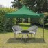 Sealey Dellonda Premium 3 x 3m Pop-Up Gazebo, PVC Coated, Water-Resistant Fabric, Supplied with Carry Bag, Rope, Stakes & Weight Bags - Dark Green Canopy