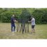 Sealey Dellonda Premium 3 x 3m Pop-Up Gazebo, PVC Coated, Water-Resistant Fabric, Supplied with Carry Bag, Rope, Stakes & Weight Bags - Dark Green Canopy