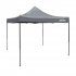 Sealey Dellonda Premium 3 x 3m Pop-Up Gazebo, PVC Coated, Water-Resistant Fabric, Supplied with Carry Bag, Rope, Stakes & Weight Bags - Grey Canopy