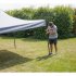 Sealey Dellonda Premium 3 x 3m Pop-Up Gazebo, PVC Coated, Water-Resistant Fabric, Supplied with Carry Bag, Rope, Stakes & Weight Bags - Grey Canopy