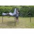 Sealey Dellonda Premium 3 x 3m Pop-Up Gazebo, PVC Coated, Water-Resistant Fabric, Supplied with Carry Bag, Rope, Stakes & Weight Bags - Grey Canopy