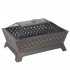 Sealey Dellonda 89cm Rectangular Outdoor Fire Pit, Antique Bronze Effect