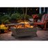 Sealey Dellonda 89cm Rectangular Outdoor Fire Pit, Antique Bronze Effect